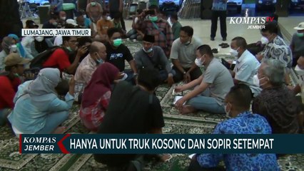 Download Video: Sopir Truk Pasir Diizinkan Melintasi Jalan Desa Jarit Usai Blokade Jalan Nasional