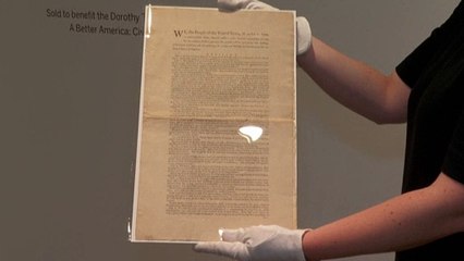 La Constitution américaine vendue pour 43 millions de dollars