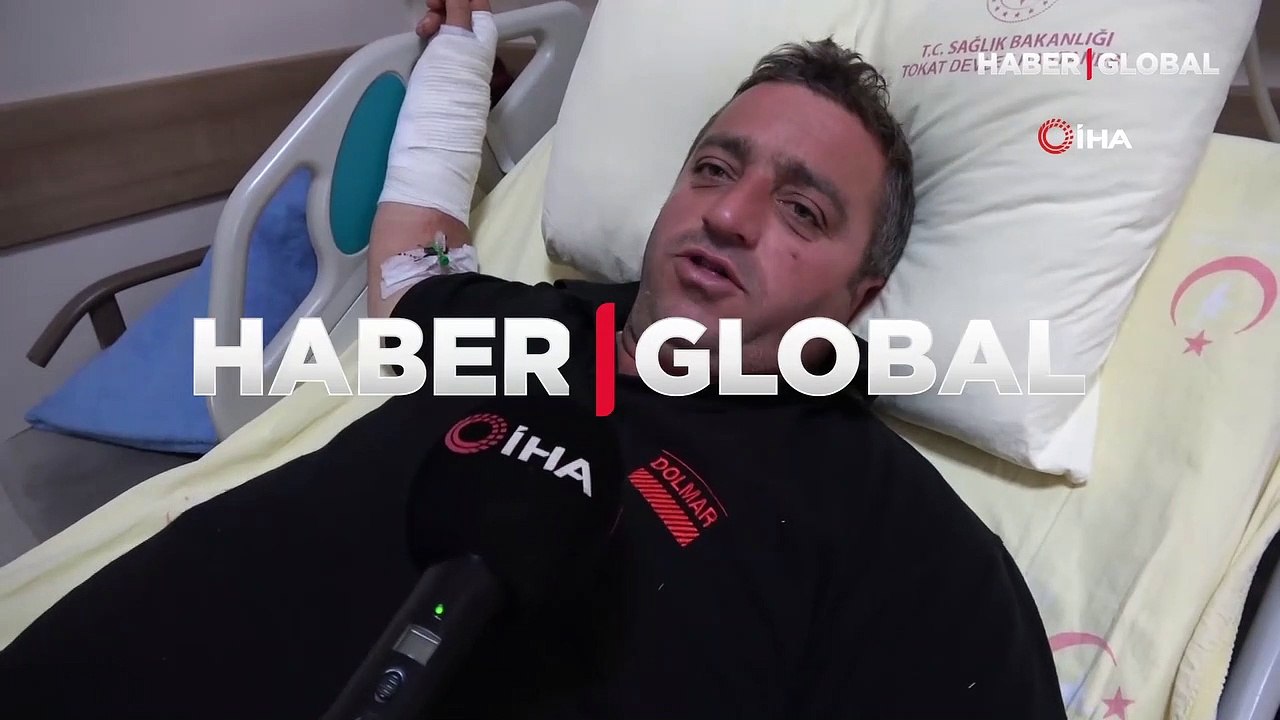 Tokat'ta ayı saldırısından güreşerek kurtuldu: Cesaretim sayesinde yaşıyorum