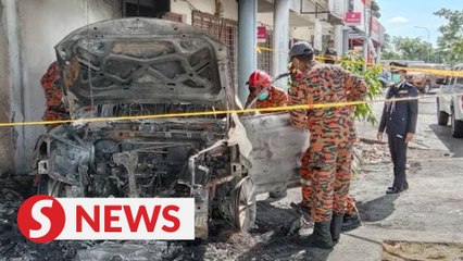 Cops nab five suspects for allegedly setting Customs officer's car on fire
