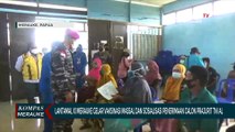 Lantamal XI Merauke Gelar Vaksinasi Massal dan Sosialisasi Penerimaan Calon Prajurit TNI AL