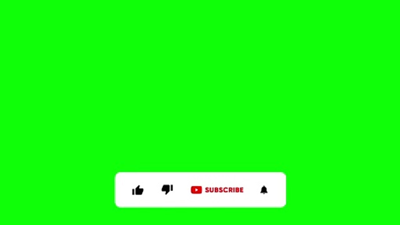 Like, Subsicribe and Get Notified - Green Screen