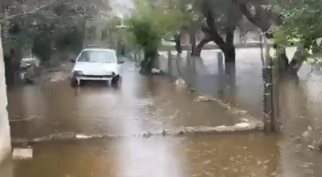 Maltempo nel Salento, allagamenti a Uggiano la Chiesa (19.11.21)