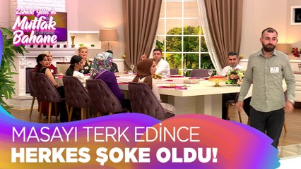 Mehmet masayı neden terk etti!  - Zahide Yetiş ile Mutfak Bahane 19 Kasım 2021