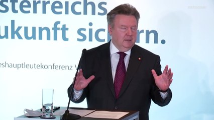 Pressestatement von Ludwig nach Corona-Verhandlungen