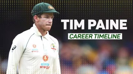 Tim Paine's career timeline