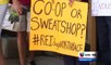 Estudiantes protestan practicas de tienda REI en Rockville, Maryland