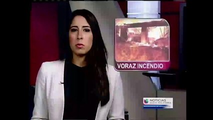 Voraz Incendio: Cinco personas damnificadas