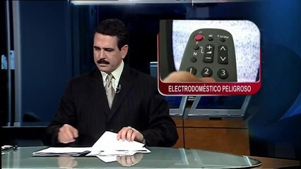 Niño de 4 años fue herido por televisor que le cayó encima