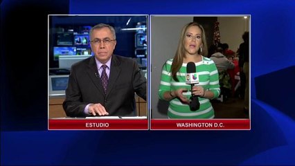 Mas de 100 desamparados acuden a una cena de navidad