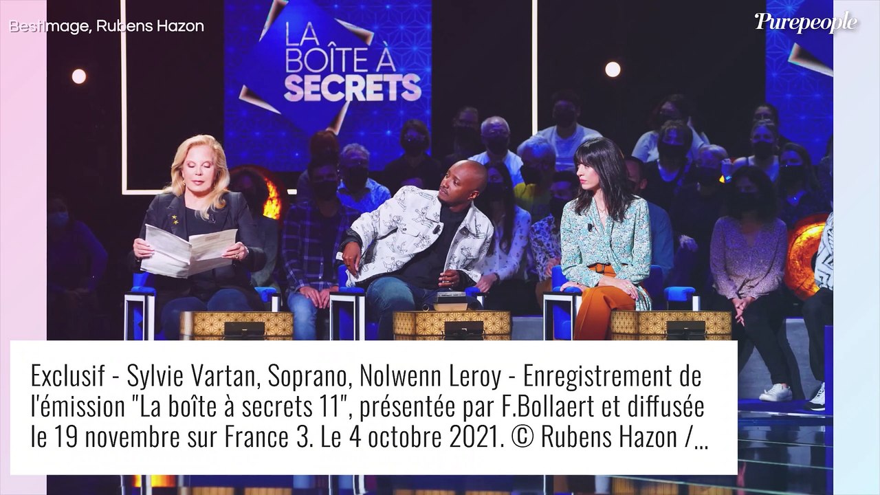 La Boîte à secrets : Nolwenn Leroy en larmes face à Sylvie Vartan et Soprano... Fête et émotion au rendez-vous