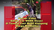 Kocak! Video Safety Car WSBK Dicuci di Tempat Cuci Mobil Kampung Warga Mandalika