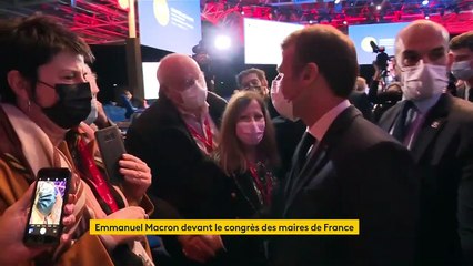 Congrès des maires de France : Emmanuel Macron défend son bilan