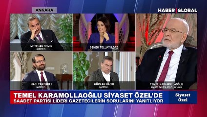 Hacı Yakışıklı'nın sorusu Temel Karamollaoğlu'nu kızdırdı