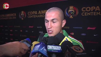 Tecatito Corona, feliz con su gol