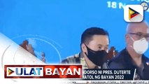 Sen. Go, opisyal nang inendorso ni Pres. Duterte sa pagka-Pangulo sa Hatol ng Bayan 2022