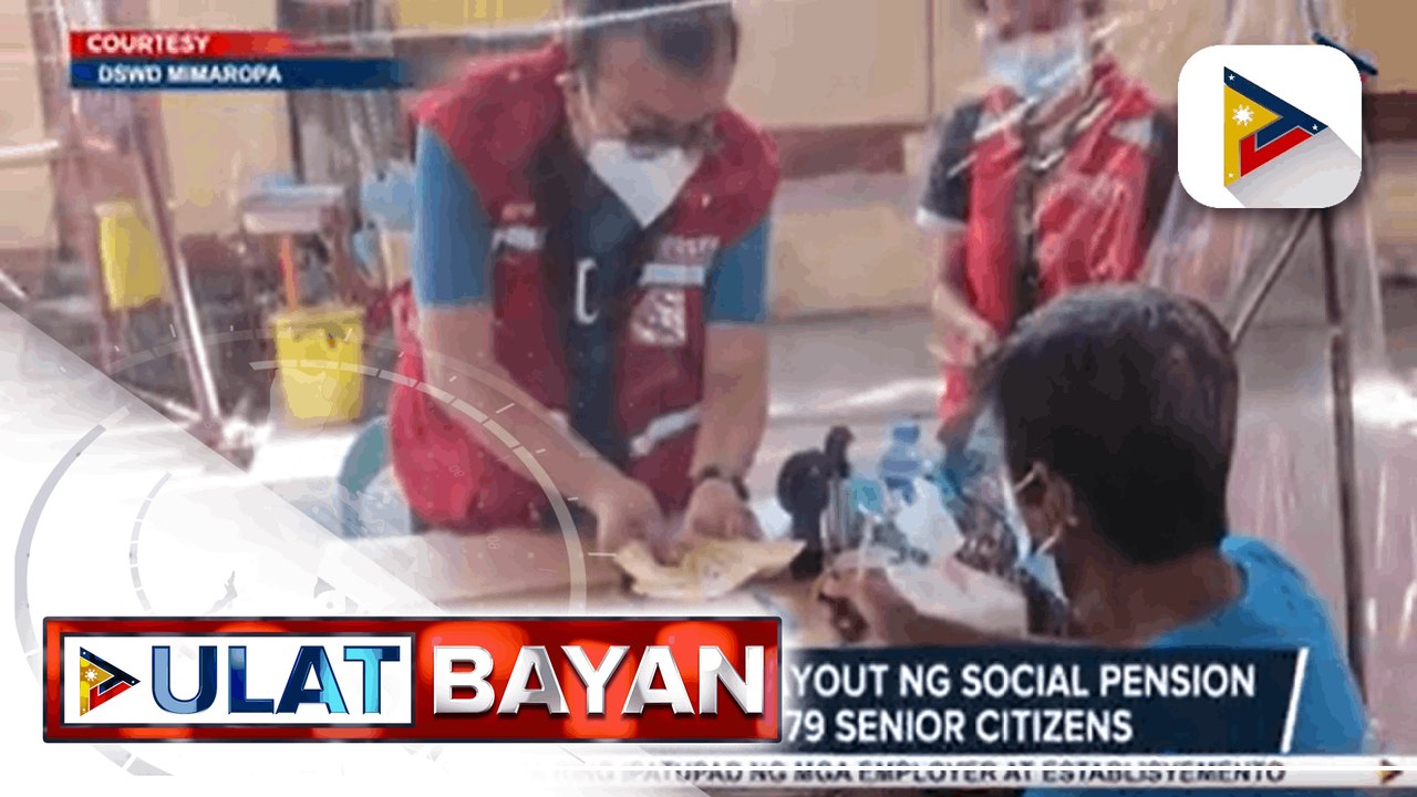 Government at Work: DSWD, nagsagawa ng payout ng social pension program para sa 79 senior citizens