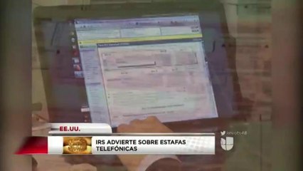 IRS advierte sobre estafas telefónicas
