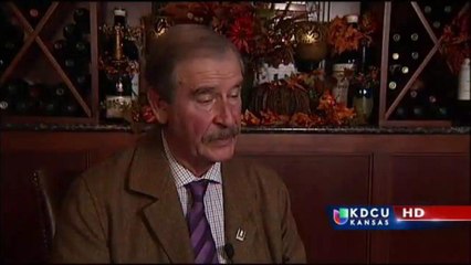 Ex-presidente mexicano visita Kansas