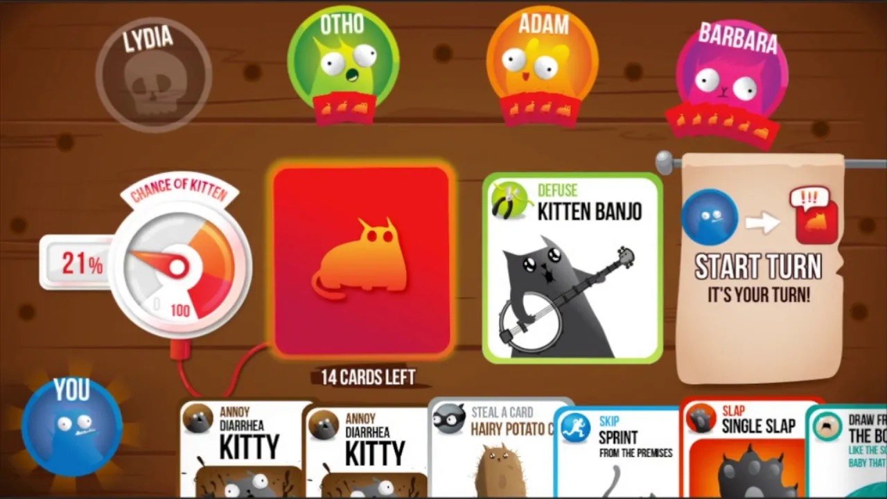 Exploding Kittens Mobile App!