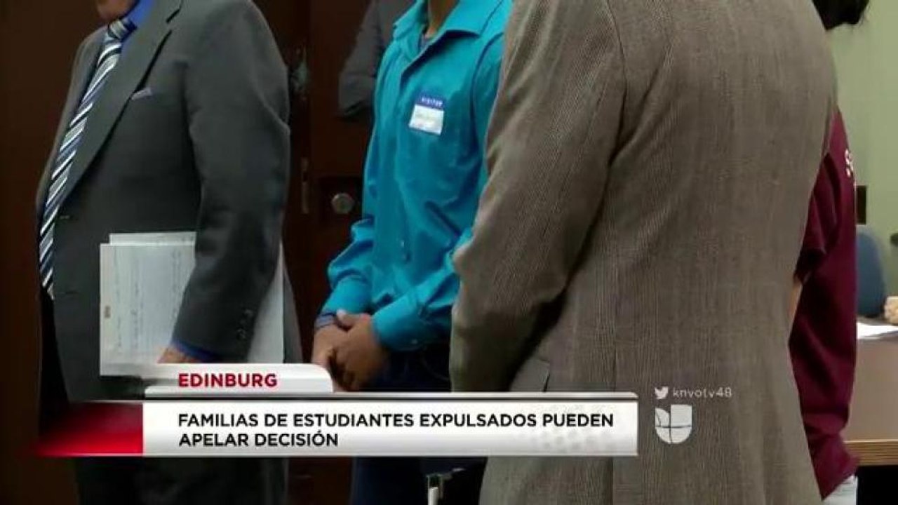 Familias de estudiantes expulsados pueden apelar desición