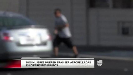 Mueren dos peatones tras ser atropellados