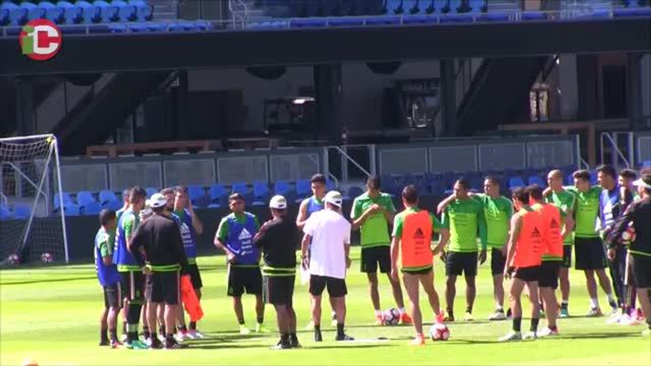 Entrena incompleto el Tricolor