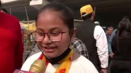 I would like to say thanks to PM: Girl at Ghazipur border