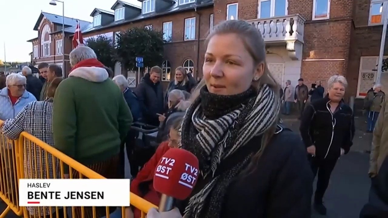 Kronprinsparret besøger Haslev | Fejrer 150 års jubilæum | Haslev Stationsby 150 år | Faxe | 11-10-2021 | TV2 ØST @ TV2 Danmark