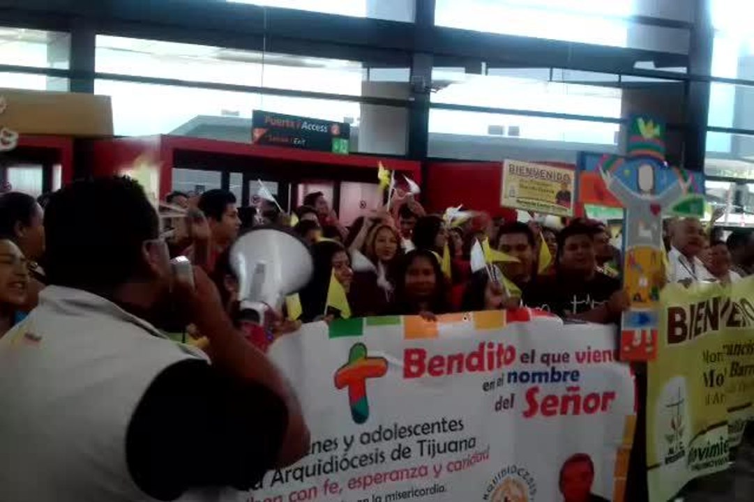 Porras por la llegada del Arzobispo de Tijuana