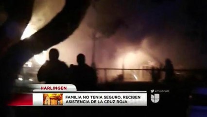 Familia de Harlingen pierde su hogar en incendio