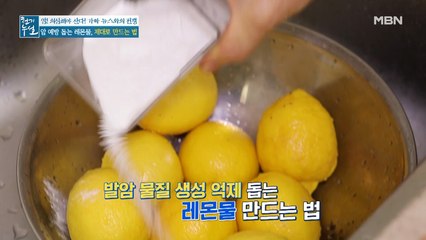 발암 물질 생성 억제하는 [레몬물] 제대로 먹는 법
