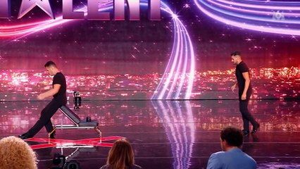 Chute dans "La France a un incroyable talent"