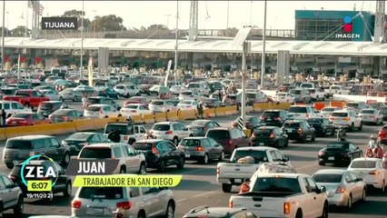 Largas filas y horas de espera para quienes viven en Tijuana y trabajan en San Diego