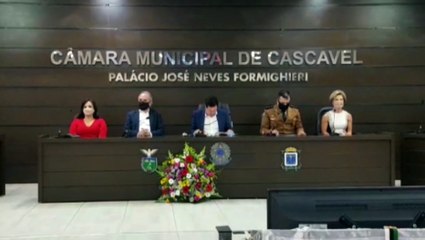 Comandante da 1ª Cia da Polícia Militar de Cascavel, Capitão Diego Astori, recebe Título de Honra ao Mérito