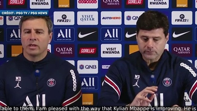 Mauricio Pochettino et la progression de Kylian Mbappé