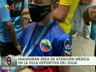 Inauguran área de atención médica en la Villa Deportiva del Zulia