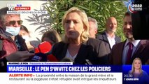 Marine Le Pen en visite à Marseille: 