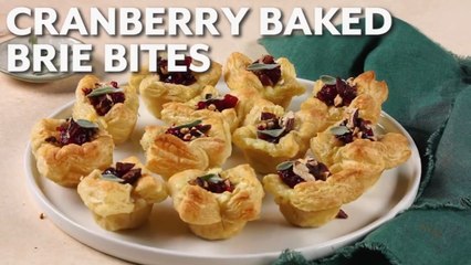 Cranberry Brie Bites