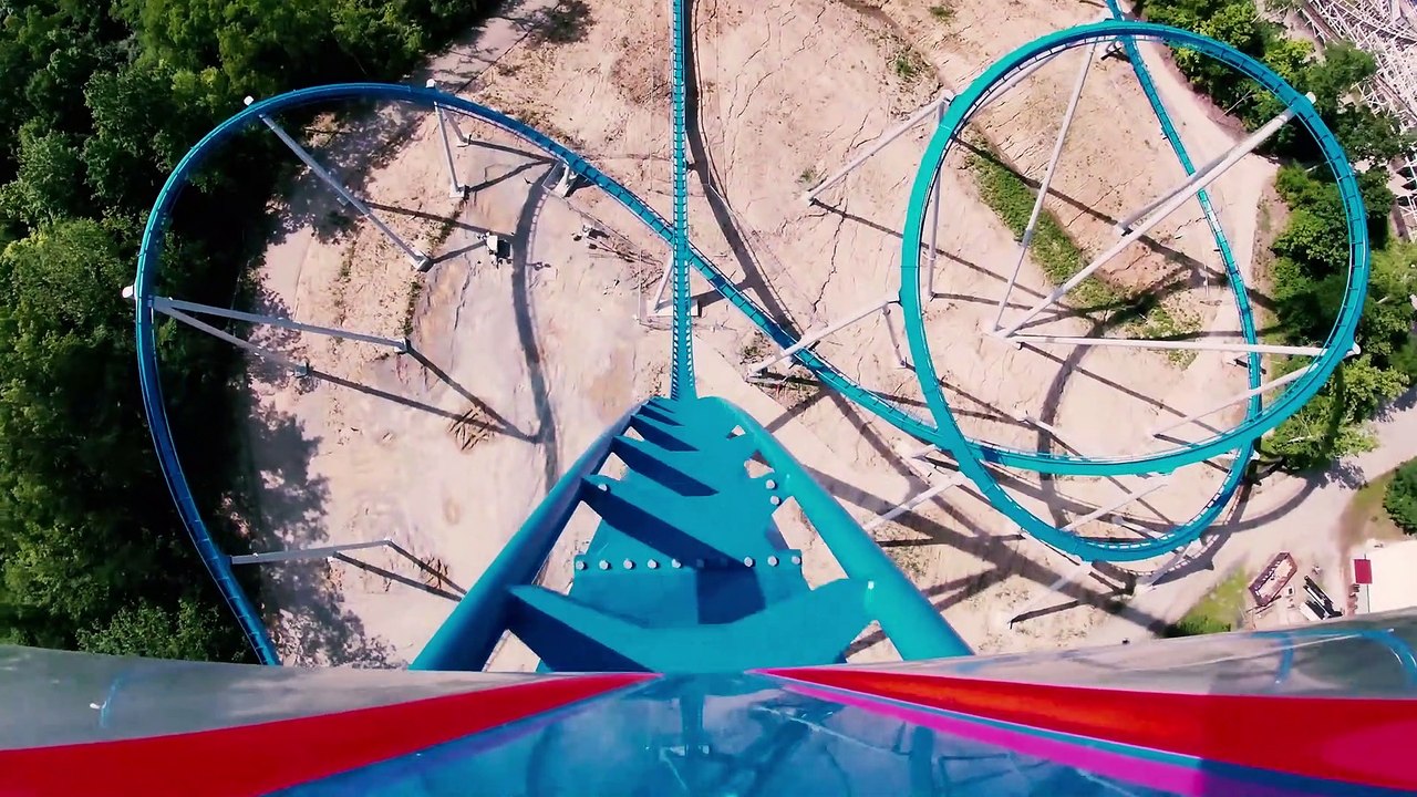 Orion Roller Coaster (King's Island Amusement Park - Mason, Ohio) - 4k Roller Coaster POV Video - Front Row Giga Coaster