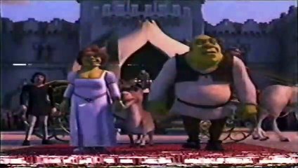 Abertura do VHS Dreamworks Shrek 2001
