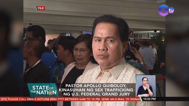 Pastor Apollo Quiboloy, kinasuhan ng sex trafficking ng U.S. Federal Grand Jury | SONA