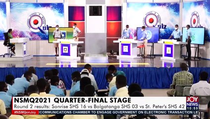 Live: NSMQ2021 Quarter-Final Stage: Round 3 results- NewsDesk on JoyNews (19-11-21)