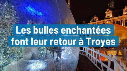 Troyes : montage des bulles enchantées 2021
