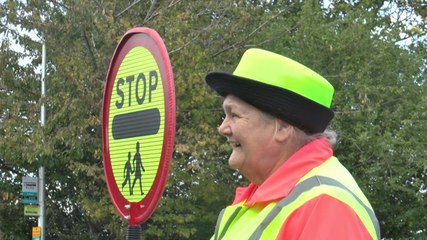 Medway lollipop lady retires after keeping the roads safe since 1981