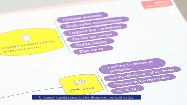 Reportage - Une prépa-apprentissage pour les élèves avec des troubles dys