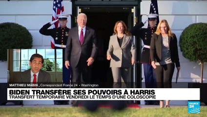 Etats-Unis : Joe Biden transfère ses pouvoirs à Kamala Harris le temps d'une coloscopie