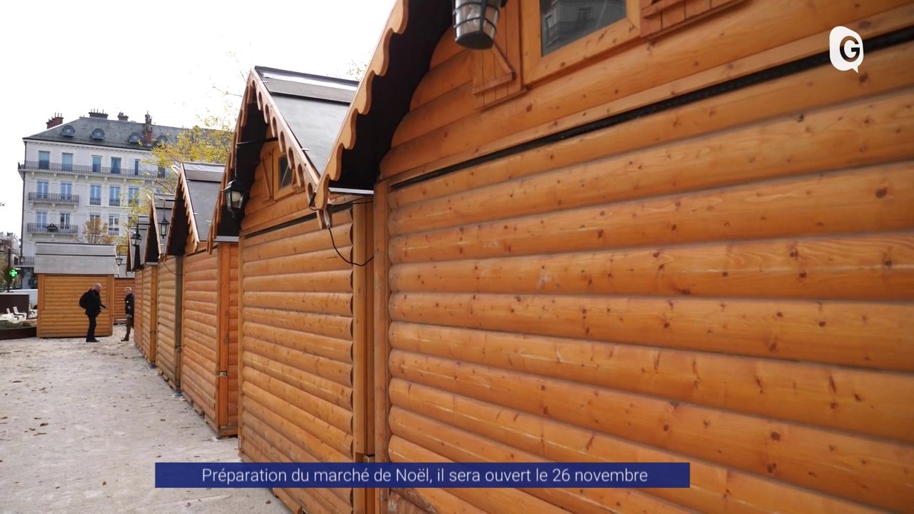 Reportage - Les préparatifs du marché de Noël