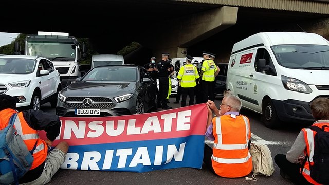 Dozens arrested after demonstrators block M25 near Dartford