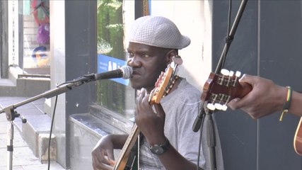 The Ngwenya brother putting on a reggae performance